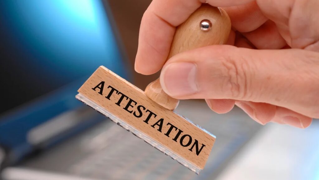 Certificate Attestation